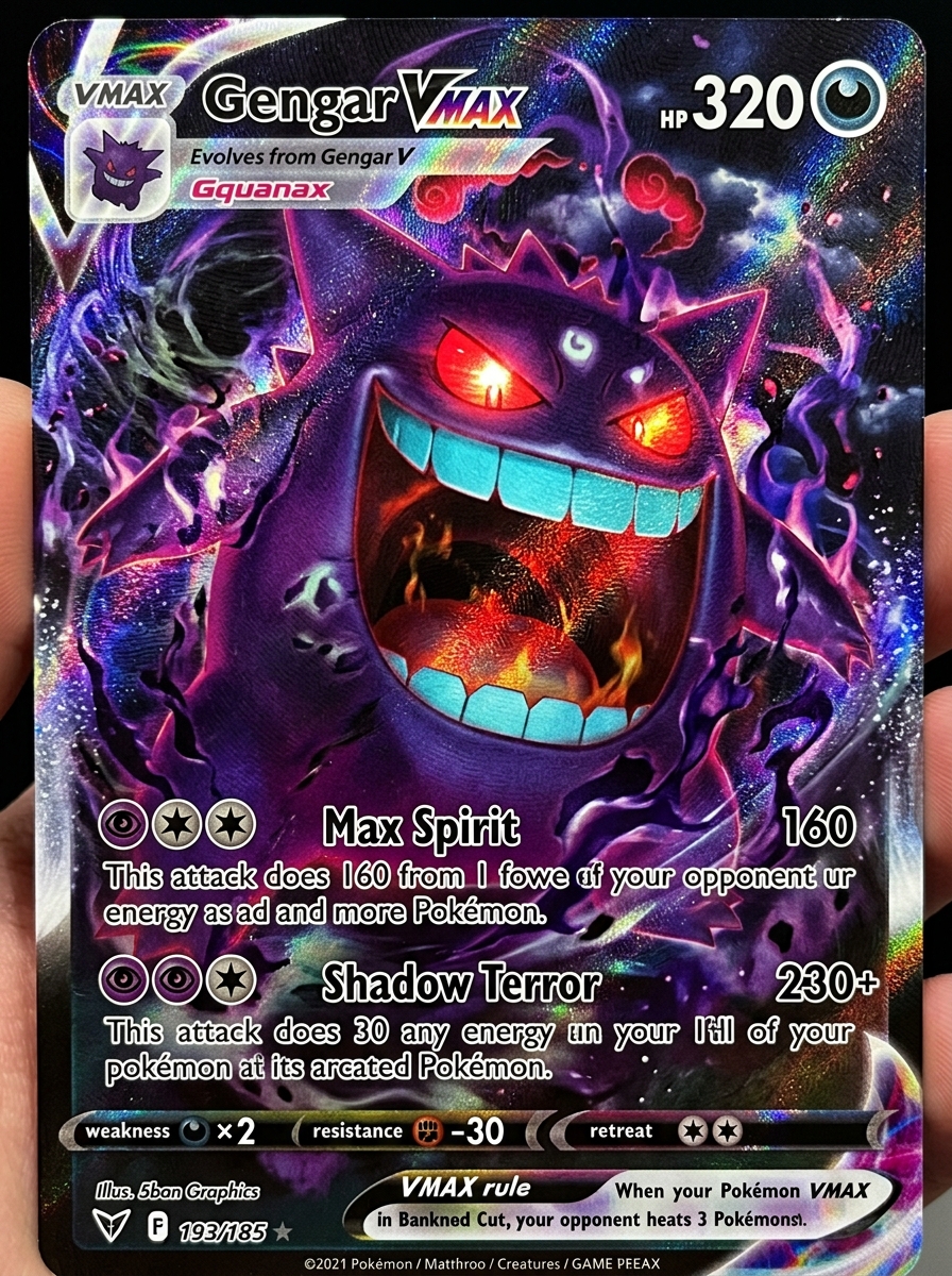 Carta Holo Gengar VMAX