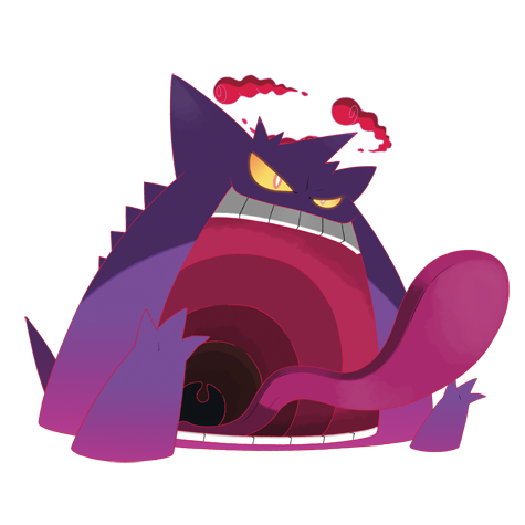 Gigantamax Gengar Artwork
